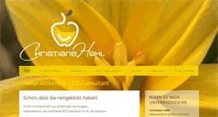 Desktop Screenshot of christiane-hohl.com